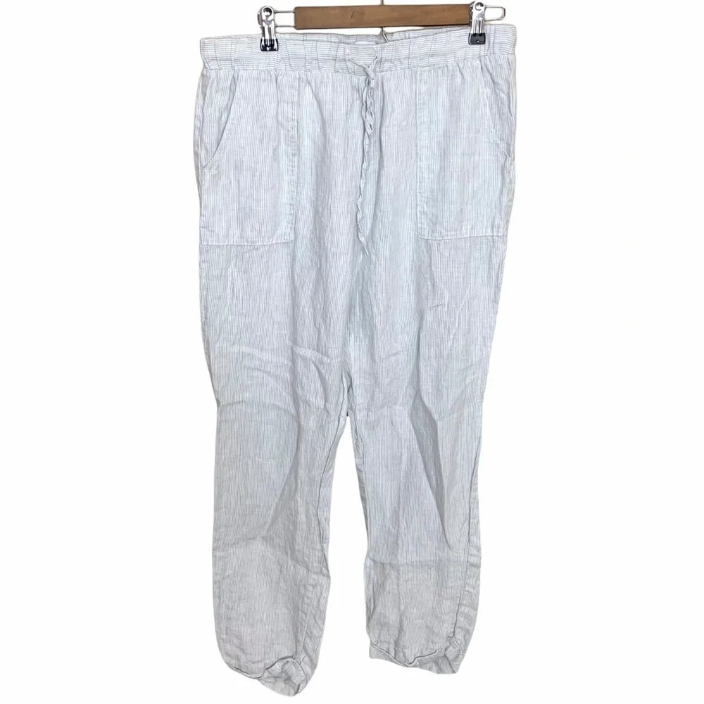 Kenar • Striped Linen Pants